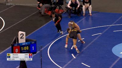 160 lb Semifinal, Kennedy Blades, Iowa vs Stella Steigler, King