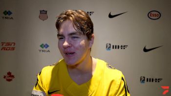 Anton Frondell Speaks After Leading Sweden Into Semifinals At World Juniors With Two Goals In QF