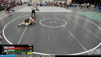 Drew Moser&nbsp;over&nbsp;Jose Barrios