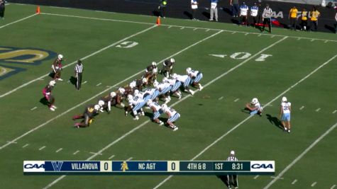 Highlights: Villanova Vs. North Carolina A&T | 2023 CAA Football