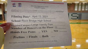 Rock Bridge High School [Virtual Large Varsity - Pom Finals] 2021 NDA High School National Championship