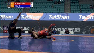 70 kg Semifinal - Zain Retherford, USA vs Kossai Ajimi, TUN Scoring Highlight