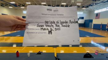 Our Lady Of Lourdes Academy [Junior Varsity Non Tumble] 2021 UCA & UDA March Virtual Challenge