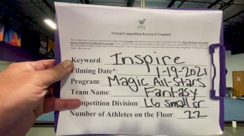 Magic All Stars - Fantasy [L6 Senior - Small] 2021 GSSA DI & DII Virtual Championship