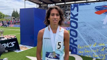 Kavi Gibson Finishes Runner-Up In Boys 2 Mile At Brooks PR Invitational 2026