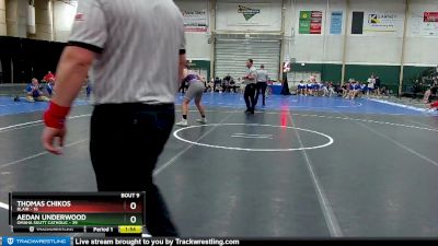 Thomas Chikos&nbsp;over&nbsp;Aedan Underwood