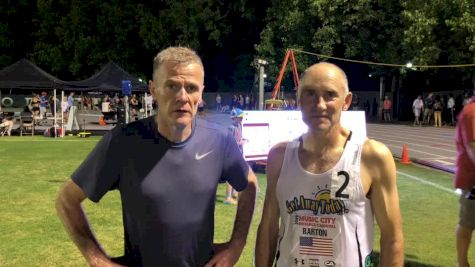 M50 Mile WR Holder Brad Barton, Former Irish Olympian Shane Healy On Running Fast Over 50