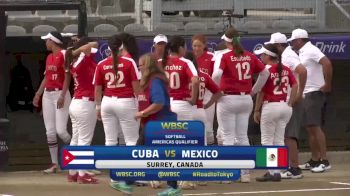 Cuba vs Mexico | 2019 WBSC Softball Americas Olympic Qualifier