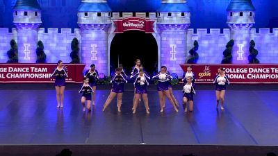 Curry College [2019 Open Pom Semis] UCA & UDA College Cheerleading and Dance Team National Championship