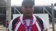 Angel Robles wins 17-18 M Shot Put