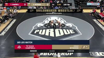 165 lbs Kaleb Romero, Ohio State vs. Cole Wysocki, Purdue