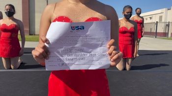 Bell Gardens High School [Military Varsity - Small] 2021 USA Spirit & Dance Virtual National Championships