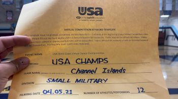 Channel Islands High School [Military Varsity - Small] 2021 USA Virtual West Coast Dance Championships