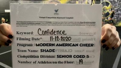 Modern American Cheer - Shade [L5 Senior Coed] Varsity All Star Virtual Competition Series: Event IV