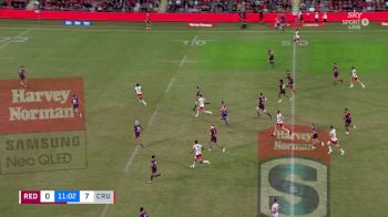 Sevu Reece with a Try vs Queensland Reds