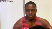 Christian Coleman Is Happy For U.S Sweep