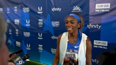 Raevyn Rogers Believes She's Still In The Mix In The Women's 800m