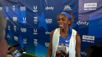 Raevyn Rogers Believes She's Still In The Mix In The Women's 800m