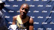 Aaliyah Butler Talks Execution After Dropping 49.90 At The 2026 USATF LA Grand Prix