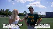 CAA Pitcher Of The Year, Nate Knowles, Chats After William And Mary's Win