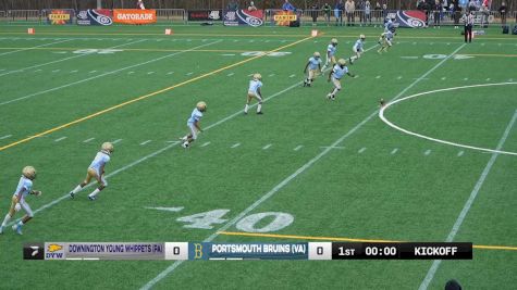 PORTSMOOTH BRUINS vs. DOWNINGTON YW - 2025 Pop Warner Football Super Bowl