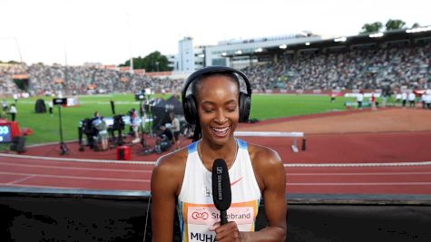 Dalilah Muhammad wins her final season opener in Oslo