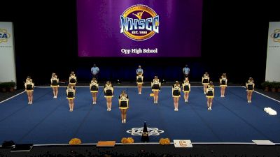 Opp High School [2021 Small Non Tumbling Finals] 2021 UCA National High School Cheerleading Championship