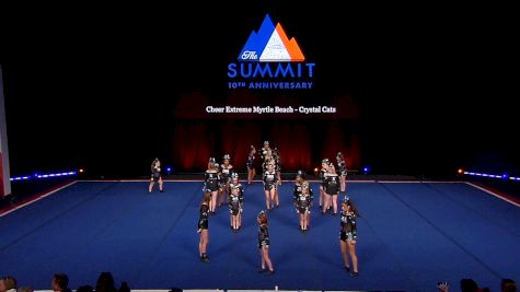 Cheer Extreme Myrtle Beach - Crystal Cats [2022 L1 Junior - Small Semis] 2022 The Summit