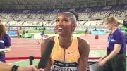 Masai Russell Clocks a 12.25 Meeting Record And World Lead in Shanghai