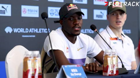 Letsile Tebogo | 2025 Shanghai Diamond League Press Conference