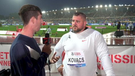 Joe Kovacs Wins 2025 Lausanne Diamond League With Sole Throw Over 22m