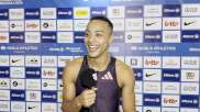 Sasha Zhoya Thrilled With Men's 110m Hurdles Final Win At Diamond League Brussels