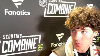 Mason West Talks About Choosing Hockey Over Football Despite Being A D1 QB Prospect | 2025 NHL Draft