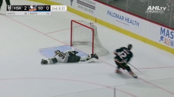 Golden Knights Prospect Carl Lindbom Denies A Justin Bailey Penalty Shot Attempt