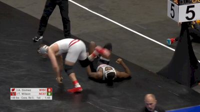 149 lb Consi Rd5, Austin Gomez, Wisconsin vs Tariq Wilson, North Carolina State