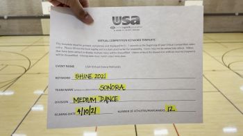 Sonora High School [Dance Varsity - Medium] 2021 USA Spirit & Dance Virtual National Championships