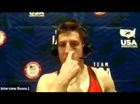 Nick Lee (65 kg) after true third match at 2021 Olympic Trials