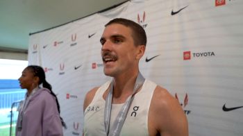 Joe Klecker After 5k Final