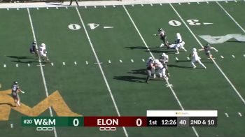 Highlights: Elon vs William & Mary | 2024 CAA Football