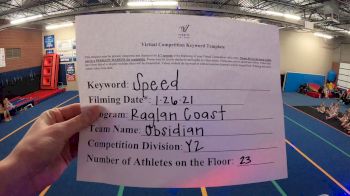 Raglan Coast Cheer - Obsidian [L2 Youth - Medium] 2021 Varsity All Star Winter Virtual Competition Series: Event I