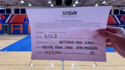 Westwood High School [Varsity Show Cheer Intermediate] 2023 USA Virtual Spirit Regional II