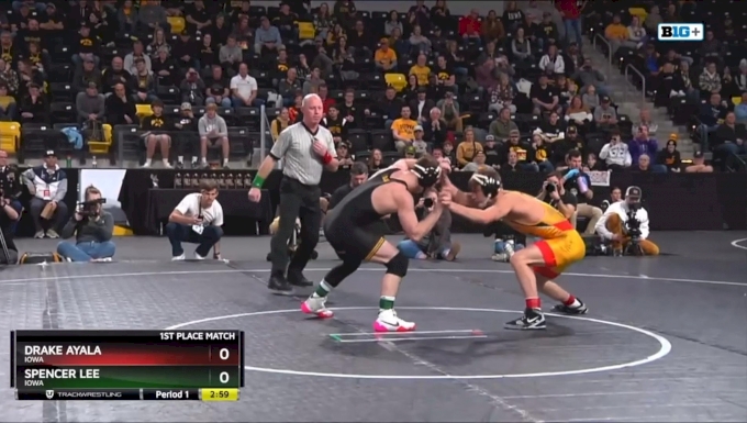 125 Finals, Spencer Lee, Iowa Vs Drake Ayala, Iowa