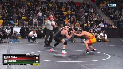 125 Finals, Spencer Lee, Iowa vs Drake Ayala, Iowa - FloWrestling