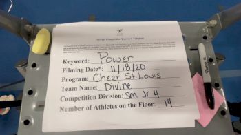 Cheer St. Louis - Cheer St Louis - Divine [L4 Junior - Small] Varsity All Star Virtual Competition Series: Event V