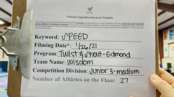 Twist & Shout Edmond - Junior Wisdom [L3 Junior - Medium] 2021 Varsity All Star Winter Virtual Competition Series: Event I