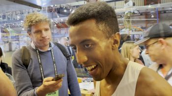 Yared Nuguse Reacts To Breaking American Indoor Mile Record & Running Second Fastest Time In History