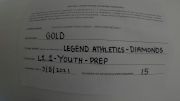 Legend Athletics [L1.1 Youth - PREP] 2021 Varsity Virtual Competition Series - Prep & Novice I