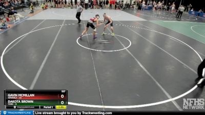 Gavin McMillan&nbsp;over&nbsp;Dakota Brown