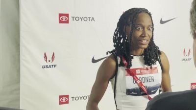 English Gardner Runs with Joy and Speed in 100M Final