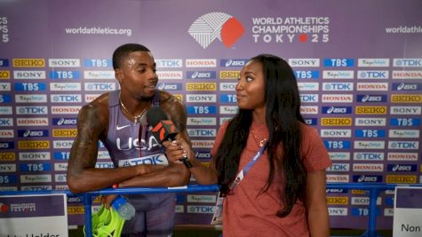 Caleb Dean Punches Ticket to 400m Hurdles Semifinals at Worlds